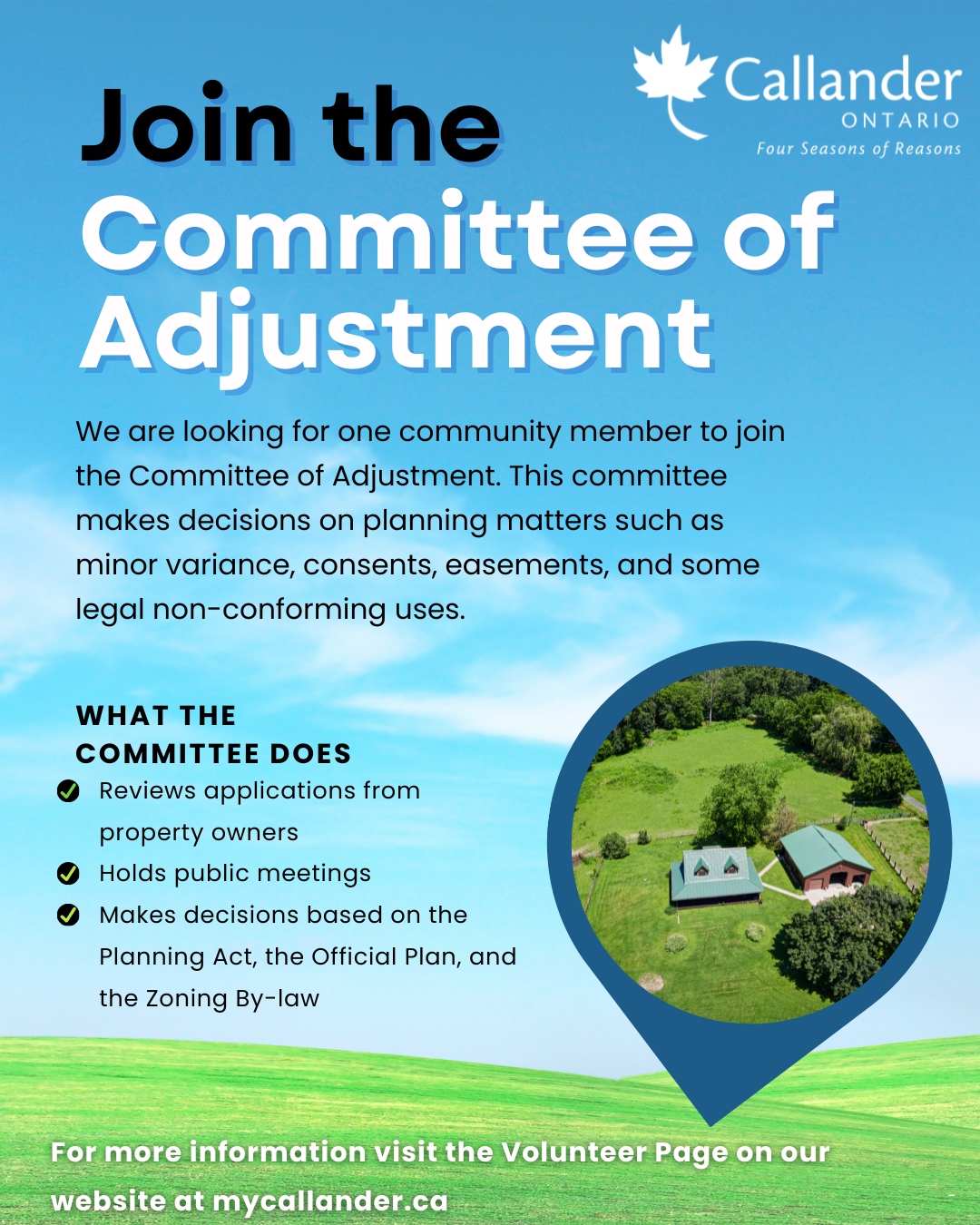 Join the Committee of Adjustment